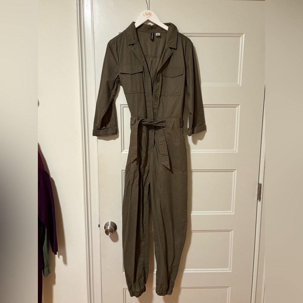 H&M Olive Green Jumpsuit